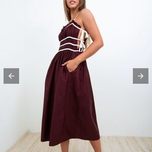 Elegant black Midi Dress
